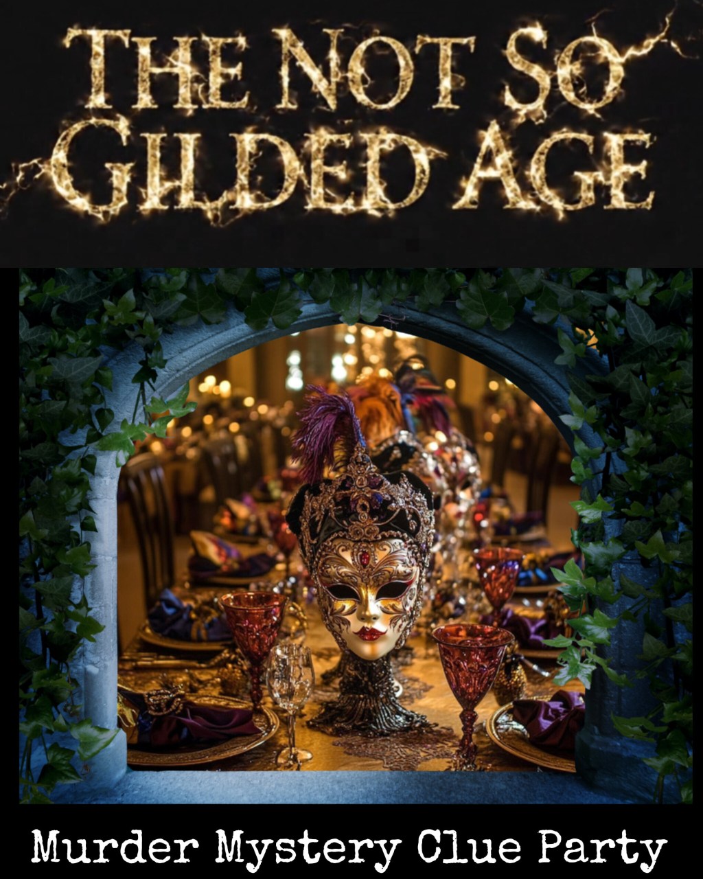 NEW CLUE PARTY: Gilded Age, 1890s New York Upper Crust Taken Down a Notch by Destiny & MURDER!!!